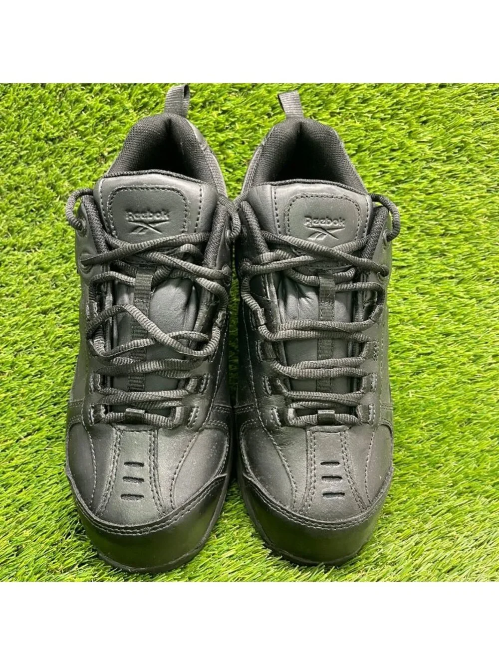 Reebok Centose Mens Size 10.5E Black Leather Composite Toe Safety Work Shoes